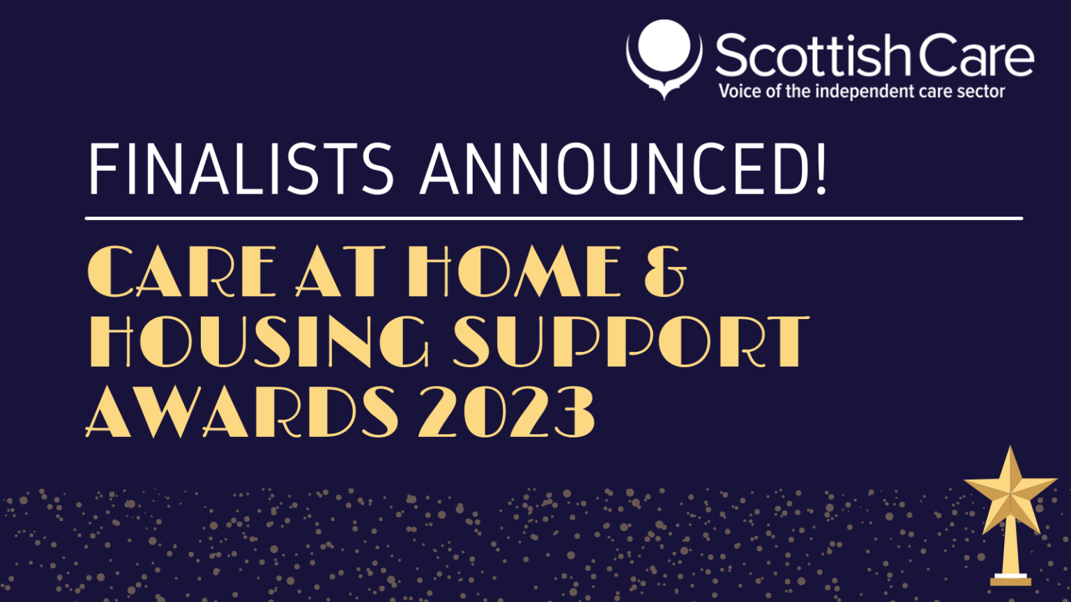 Finalists announced for Care at Home & Housing Support Awards 2023 ...